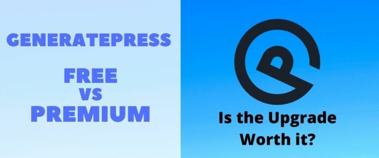 GeneratePress Free vs Premium